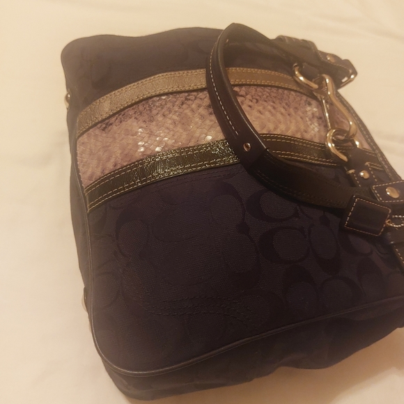 COACH AUTHENTIC SIGNATURE BROWN BY PYTHON - Picture 13 of 16